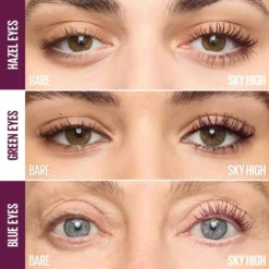 ماسكارا Sky High Burgundy Haze لتطويل وتكثيف الرموش من Maybelline - الصورة 4