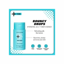 ⁦تونر Revolution Bouncy Drops لترطيب ونفخ البشرة⁩ - الصورة ⁦2⁩
