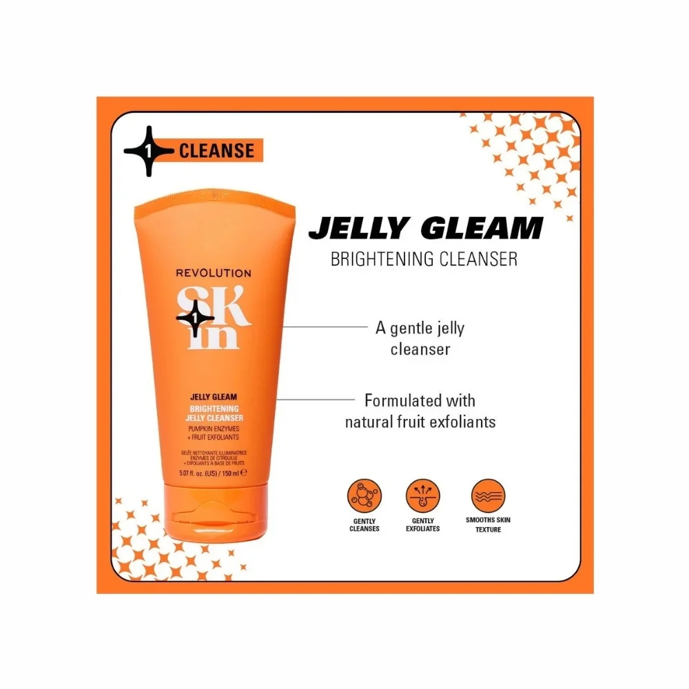 غسول Revolution Jelly Gleam لتفتيح البشرة الباهتة - الصورة 3