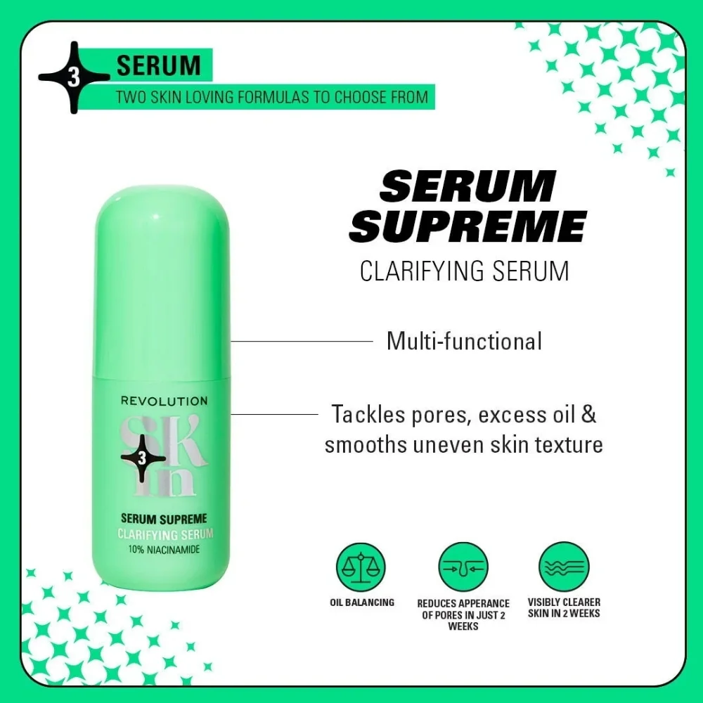 سيروم Revolution 10% Niacinamide للمسام والدهنية - الصورة 3